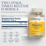 Solaray Vegan Vitamin C 1000mg Capsules with Rose Hips