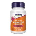 NOW Foods Vegan Vitamin D3 5000 IU Softgels