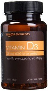 Vitamin D3 5000 IU Softgels - 180 Count