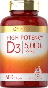 Carlyle Vitamin D3 Softgels - 500 Count
