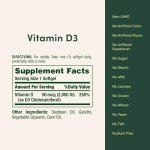 Vegan Vitamin D3 2000 IU for Immune Support