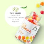 Mama Bear Vegan Vitamin D3 Gummies for Kids