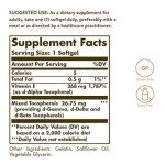 Natural Vitamin E Softgels for Skin & Immunity