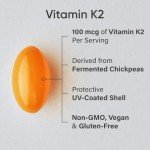 Vitamin K2 MK7 with Organic Coconut Oil - Vegan