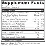 NATURELO Vegan Calcium Supplement with Vitamins & Minerals