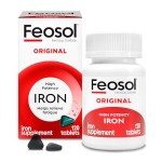 Vegan Iron Supplement Tablets for Energy & Immunity