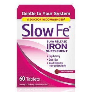 Vegan Iron Supplement - 45mg Slow Release Tablets