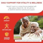 Vegan Vitamin and Iron Liquid Supplement 12 Oz