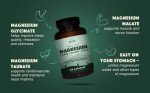 Calm Magnesium Blend for Relaxation - 120 Capsules