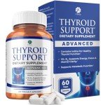 Vegan Thyroid Support Supplement with Iodine & B12