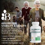 Vegan Selenium 200 mcg Amino Acid Complex Capsules