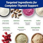 Vegan Thyroid Support Supplement with Iodine & B12