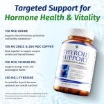 Vegan Thyroid Support Supplement with Iodine & B12