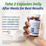 Vegan Thyroid Support Supplement with Iodine & B12