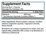 Vegan Selenium 200 mcg Amino Acid Complex Capsules