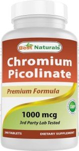 Vegan Chromium Picolinate 1000mcg - 240 Tablets