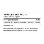 Thorne Vegan Chromium Picolinate 500mg - 60 Capsules