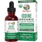 MaryRuth Organics Vegan Iodine Liquid Drops - 450 Servings