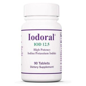 Vegan Iodine Supplement for Thyroid Support - 90 Tablets