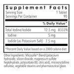 Vegan Iodine Supplement for Thyroid Support - 90 Tablets
