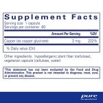 Vegan Copper Glycinate Supplement for Energy Support