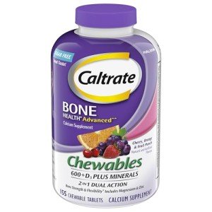 Sugar-Free Calcium & Vitamin D Chewables - 155 Count