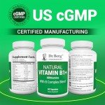 Vegan B1 B6 B12 Complex - 60 Capsules