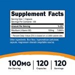 Nutricost Vegan Riboflavin 100mg, 120 Capsules