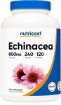 Nutricost Echinacea 800mg Vegetarian Capsules - 240 Count