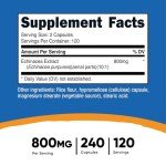 Nutricost Echinacea 800mg Vegetarian Capsules - 240 Count