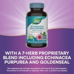 Echinacea Goldenseal Immune Support Capsules, Vegan