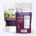 Organic Dried Elderberries for Immune Support - 1lb