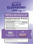 Nature's Truth Black Elderberry Capsules - 100 Count