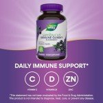 Vegan Elderberry Immune Gummies with Vitamins 60ct