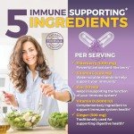 Viva Naturals Vegan Elderberry Immunity Support Capsules