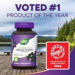 Vegan Elderberry Immune Gummies with Vitamins 60ct