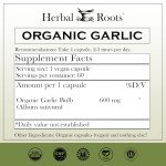 Organic Extra Strength Garlic Pills - 600 mg Capsules