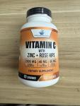 Vegan Vitamin C, Zinc & Rose Hips Supplement