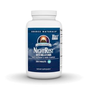 Vegan Sleep Support: NightRest Herbal Formula Tablets