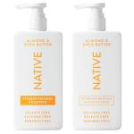 Native Vegan Shampoo & Conditioner Duo - Almond & Shea