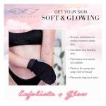 Vegan Exfoliating Mitt Set for Smooth Skin