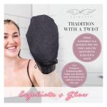 Vegan Exfoliating Mitt Set for Smooth Skin