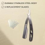 Vegan Men's Grooming Kit with Beard Trimmer Set