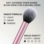 Vegan Makeup Brush Set with Sponge - 5 Pieces