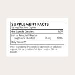 Thorne Vegan Iron Bisglycinate Supplement - 60 Capsules