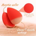 BEAKEY Vegan Makeup Sponge Set - 5 Pcs