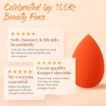 BEAKEY Vegan Makeup Sponge Set - 5 Pcs