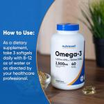 Nutricost Omega 3 Vegan Algal Oil Softgels
