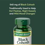 Black Cohosh Root Capsules for Menopause Support