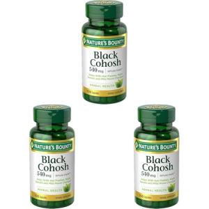Nature's Bounty Black Cohosh Menopause Support Capsules